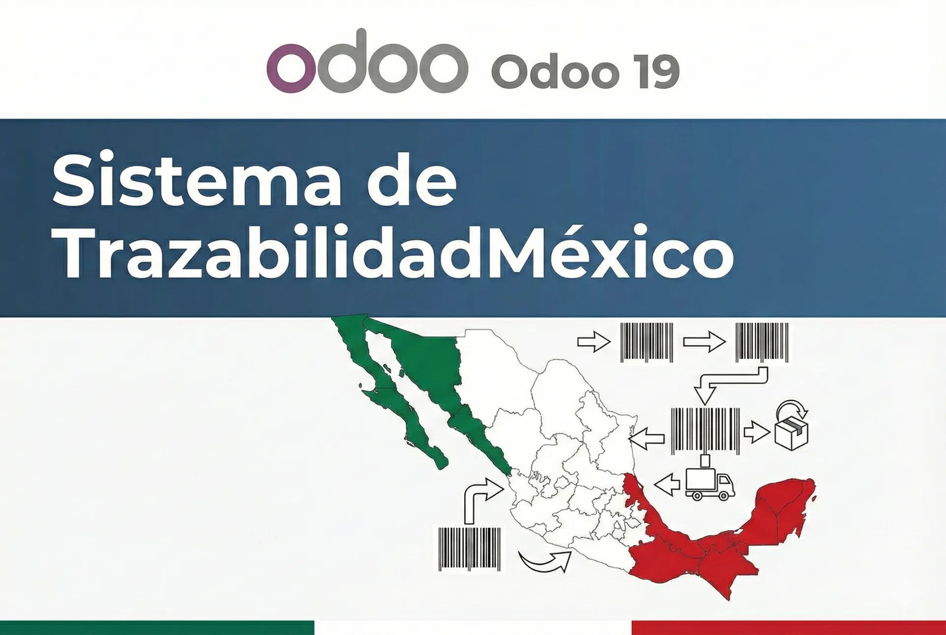Mexico Logistics Map | Mapa Logistico Mexico Odoo 19